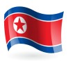 Bandera de Corea del Norte