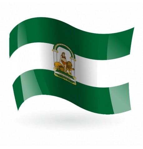 Bandera de Andalucía c/e - Raso