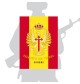 Bandera de Percha / mochila del Ejército de tierra