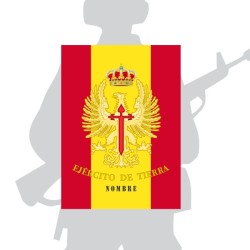 Bandera de Percha / mochila del Ejército de tierra