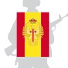 Bandera de Percha / mochila del Ejército de tierra