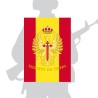 Bandera de Percha / mochila del Ejército de tierra
