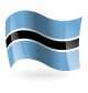 Bandera de la República de Botsuana