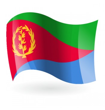 Bandera del Estado de Eritrea