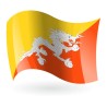 Bandera del Reino de Bután