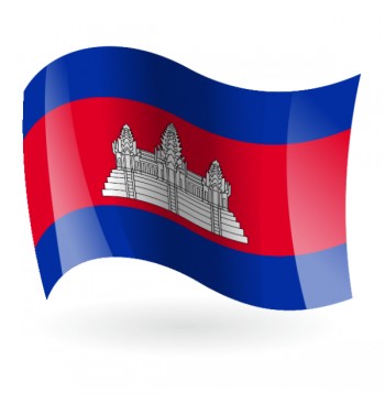 Bandera del Reino de Camboya