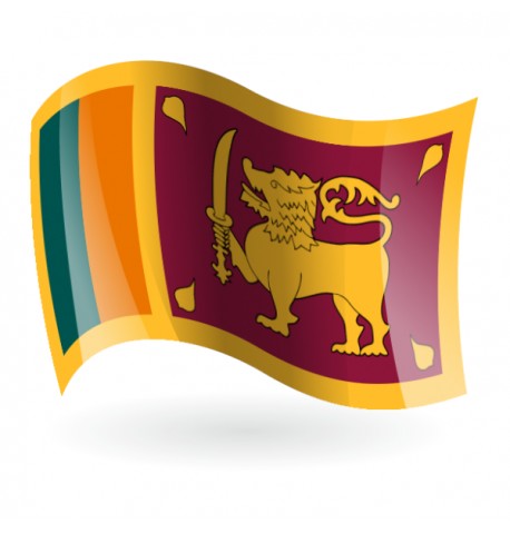 Bandera de Sri Lanka ( República Democrática Socialista )