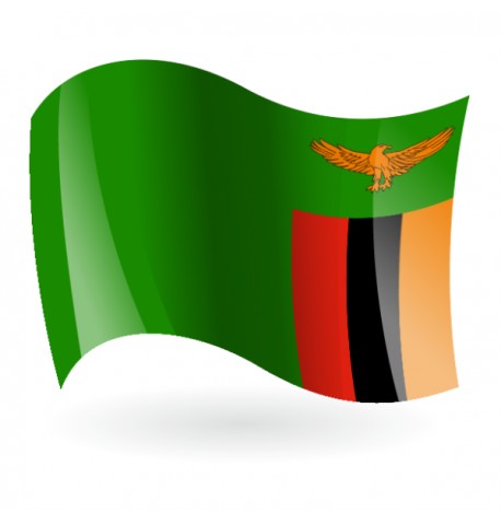 Bandera de la República de Zambia