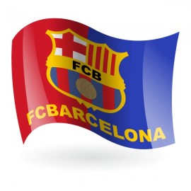 Bandera del FC Barcelona mod. 2