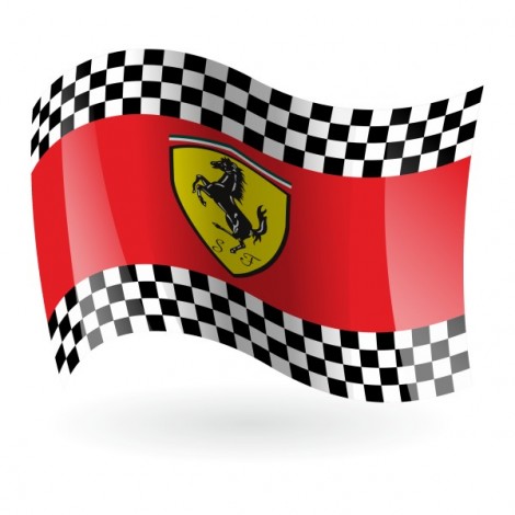 Bandera de Ferrari mod. 2