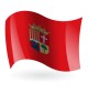 Bandera de la Alcudia de Crespins ( l'Alcúdia de Crespins )