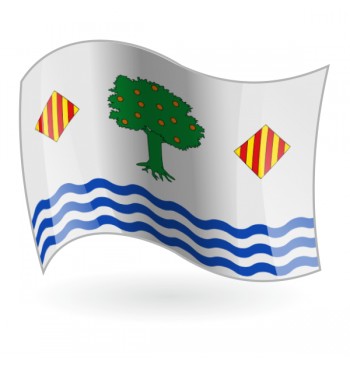 Bandera de Poliñá de Júcar ( Polinyà de Xúquer )