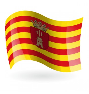 Bandera de Villanueva de Castellón ( Castelló de la Ribera )