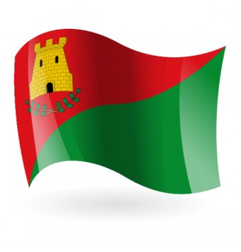 Bandera de Almedíjar ( Almedíxer )