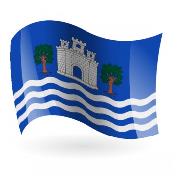 Bandera de Cortes de Arenoso ( Cortes d'Arenós )