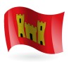 Bandera de Villanueva de Alcolea ( Vilanova d'Alcolea )