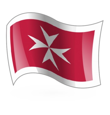 Bandera de Malta ( Marina Mercante )
