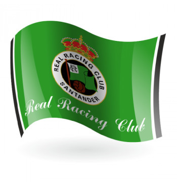 Bandera del Real Racing Club de Santander, S. A. D. mod. 3