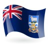 Bandera de las Islas Malvinas (territorio británico de ultramar)