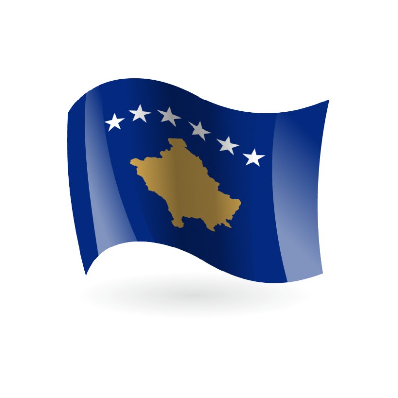 Bandera de la República de Kosovo