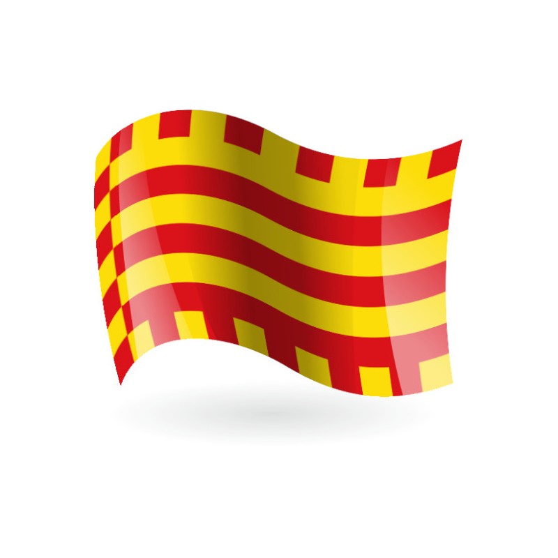 Bandera de el Alto Ampurdán (  Alt Empordà )