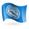 Bandera de la Asamblea Parlamentaria del Mediterráneo ( PAM )