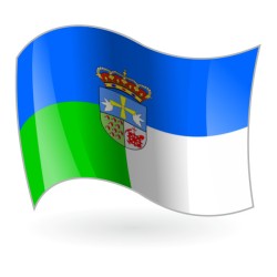 Bandera de Langreo ( Llangréu )