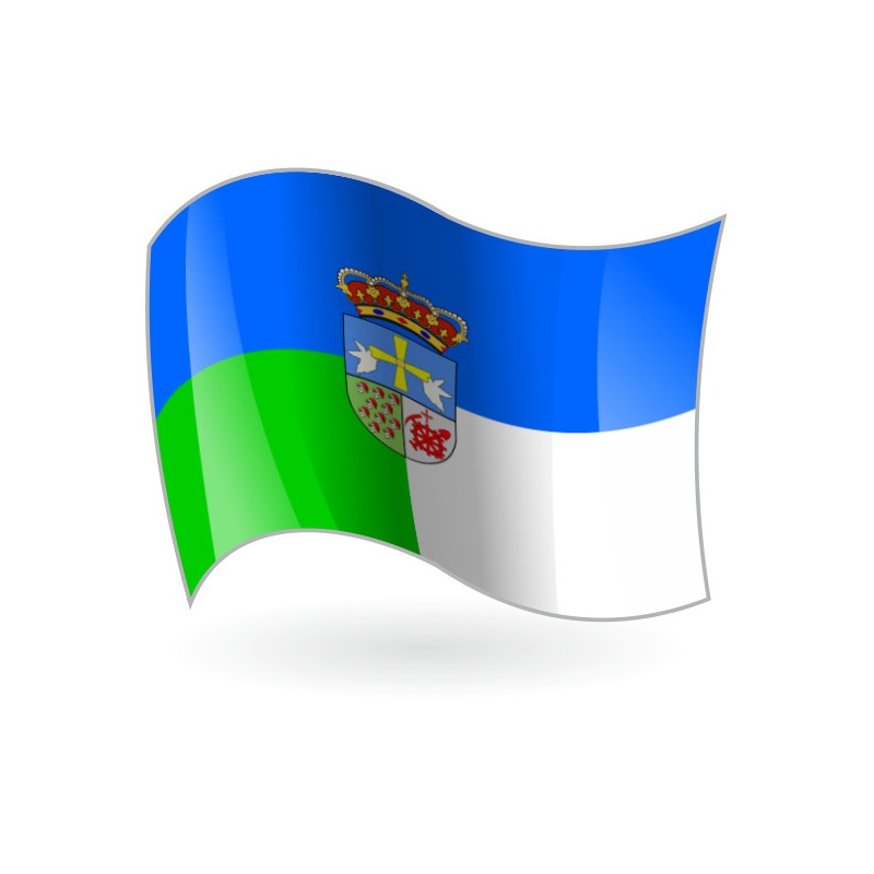 Bandera de Langreo ( Llangréu )