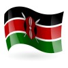 Bandera de la República de Kenia