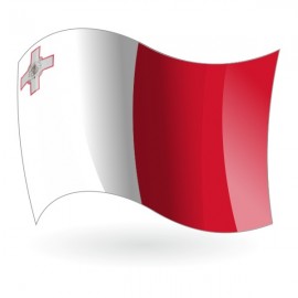Bandera de la República de Malta