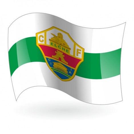 Bandera del Elche Club de Fútbol mod. 1