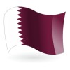 Bandera del Estado de Catar ( Qatar )
