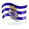Bandera del Real Club Recreativo de Huelva mod. 1