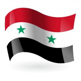 Bandera de la República Árabe Siria