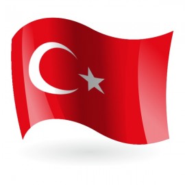 Bandera de la República de Turquía