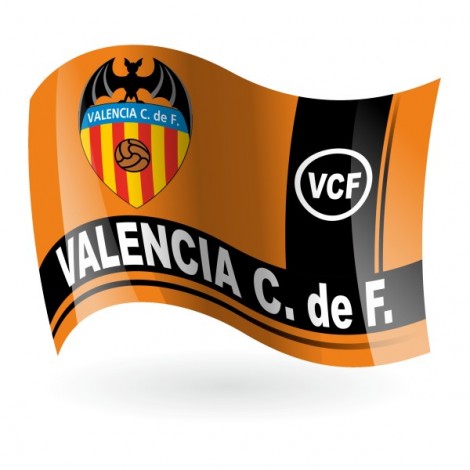 Bandera del Valencia Club de Fútbol mod. 2 - Banderalia.es