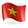 Bandera de la República Socialista de Vietnam
