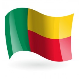 Bandera de la República de Benín