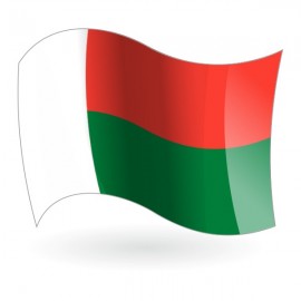 Bandera de la República de Madagascar