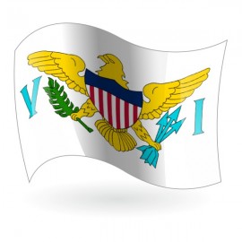 Bandera de las Islas Vírgenes de Estados Unidos
