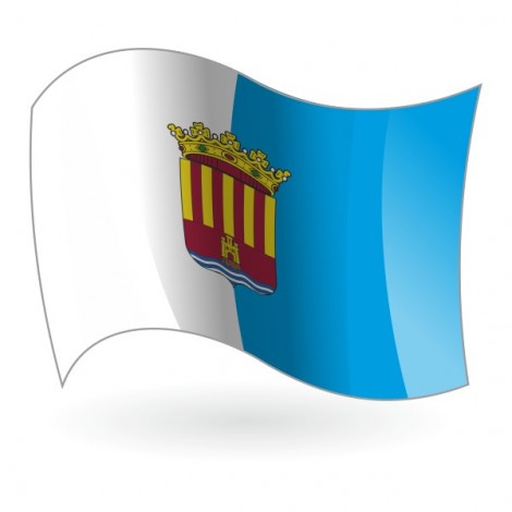 Bandera de la provincia de Alicante ( província d'Alacant )