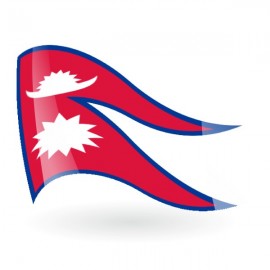 Bandera de Nepal ( República Federal Democrática de )