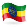 Bandera de Etiopía ( República Democrática Federal de )