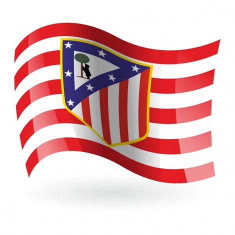 Bandera de Club Atlético de Madrid mod.1