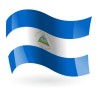 Bandera de la República de Nicaragua