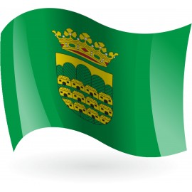 Bandera de Elche de la Sierra