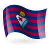 Bandera de la Sociedad Deportiva Eibar Mod. 1