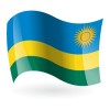 Bandera de la República de Ruanda