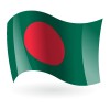 Bandera de Bangladés ( Bangladesh )